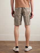 Loro Piana - Straight-Leg Cotton and Linen-Blend Cargo Shorts - Brown