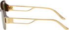 Marni Tortoiseshell and Gold Burullus Sunglasses