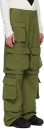 SPENCER BADU Khaki Safari Cargo Pants