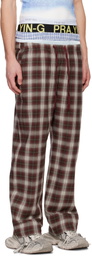 Praying Multicolor Plaid Underwear Sweatpants