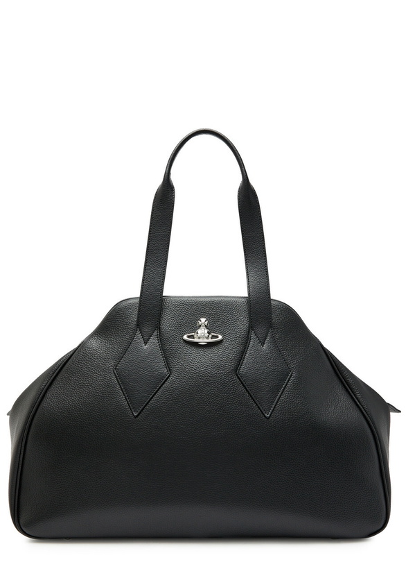 Photo: Vivienne Westwood Yasmine Large Grained Leather Tote bag - Black - One Size