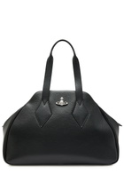 Vivienne Westwood Yasmine Large Grained Leather Tote bag - Black - One Size