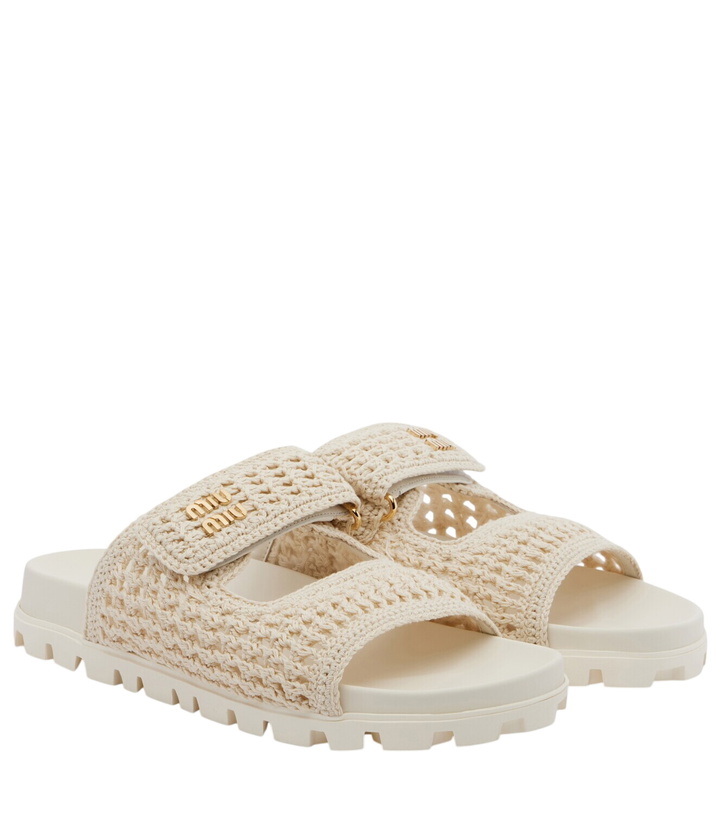 Photo: Miu Miu Crochet sandals