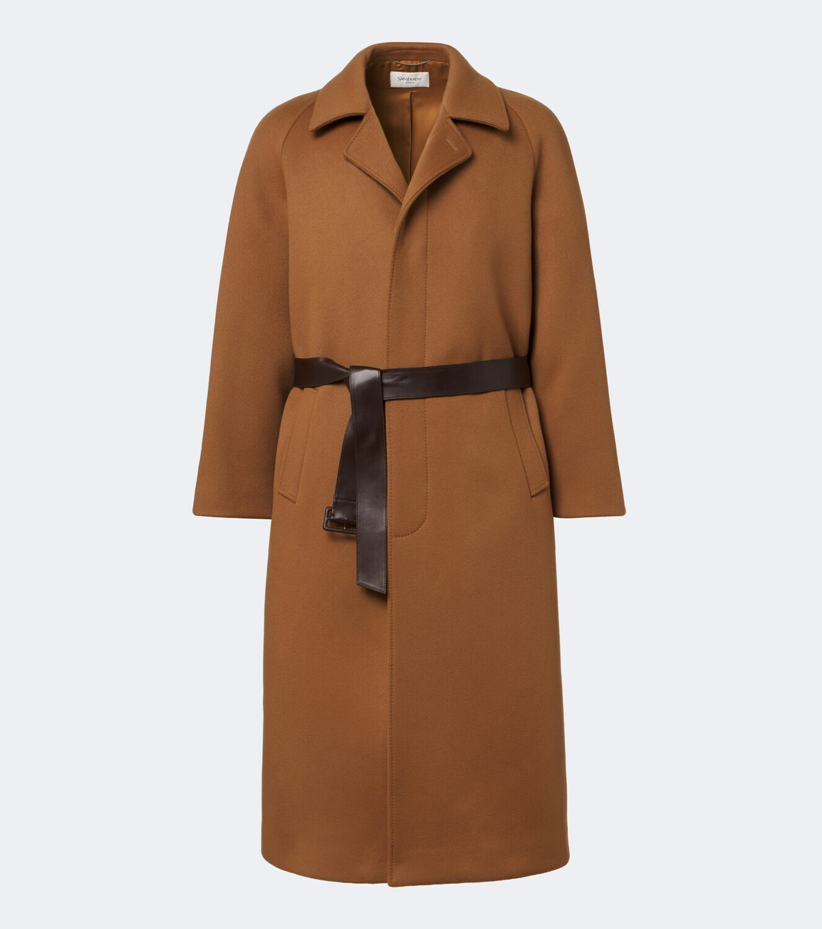 Saint Laurent Belted wool coat