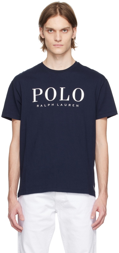 Photo: Polo Ralph Lauren Navy Printed T-Shirt