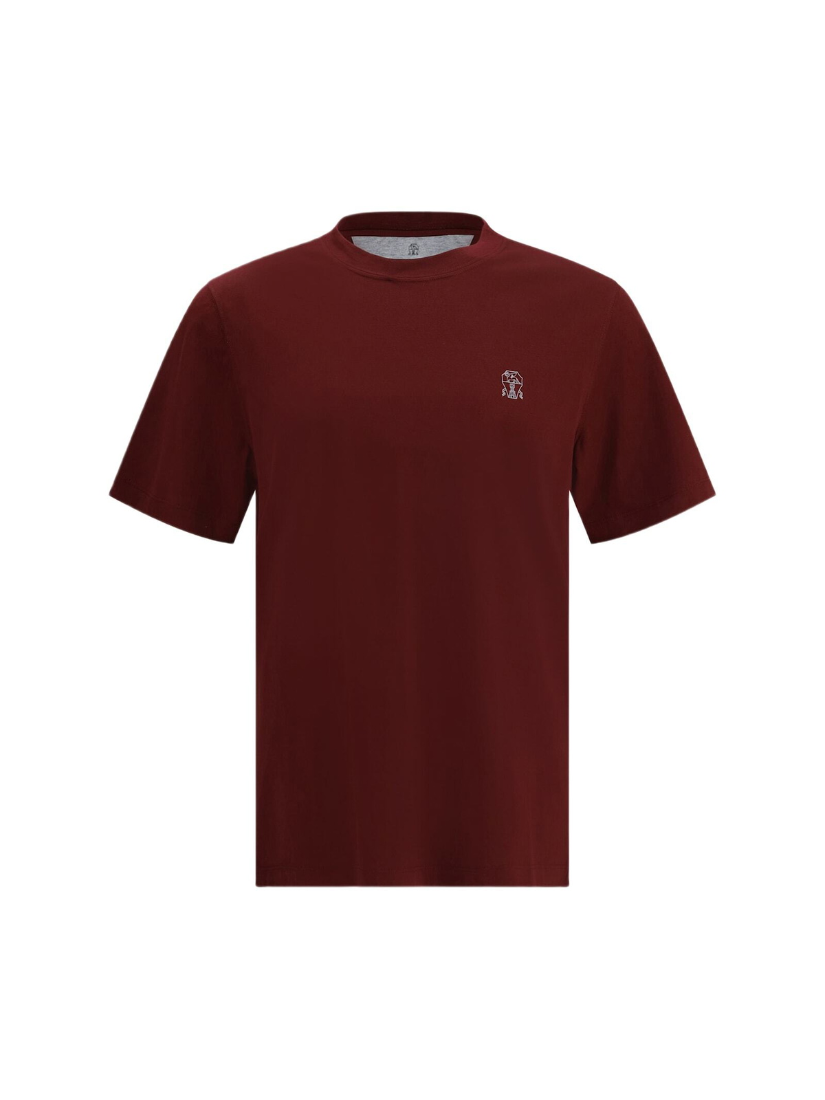 Brunello Cucinelli - Logo-Embroidered Cotton T-Shirt - Blue