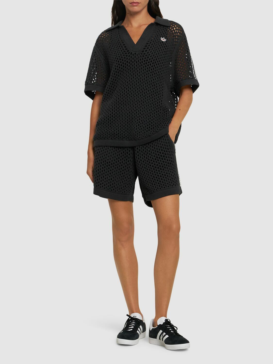 ADIDAS ORIGINALS Clot C Open Knit Shorts adidas Originals