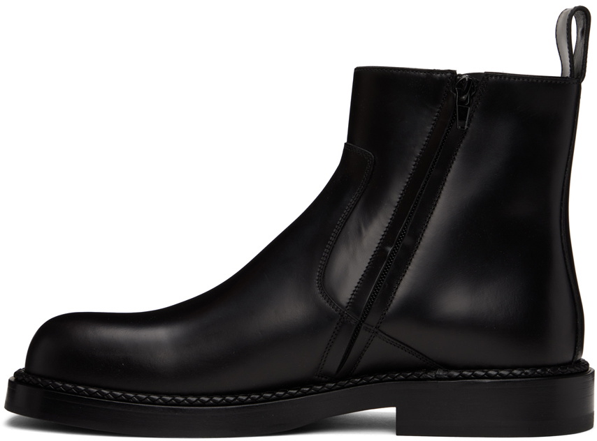 ブーツ Bottega Veneta Strut Smooth Leather Ankle Boots Bottega Veneta Black Strut Boots Bottega Veneta