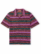 Missoni - Chevron Cotton-Blend Jersey Shirt - Multi