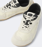 Bottega Veneta Orbit Flash suede-trimmed sneakers