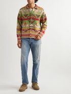 RRL - Intarsia Wool and Cashmere-Blend Cardigan - Multi
