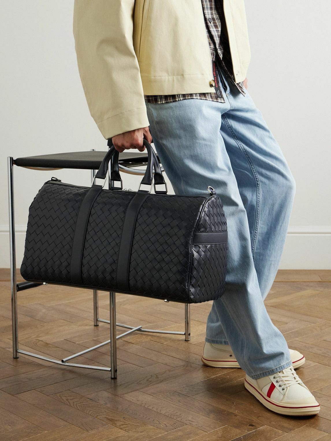 Bottega Veneta - Intrecciato Leather Weekend Bag