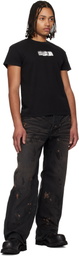 ALEXANDER DIGENOVA Black Underground Painter Trousers