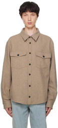 Recto Beige Office Shirt