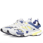 Balenciaga Men's Track Sneakers in White/Navy/Grey