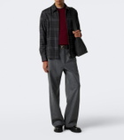Burberry Burberry Check wool and cashmere jacket