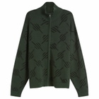 Daily Paper Men's Monogram Knit Zip Cardigan in Rosin