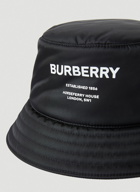 Nylon Padded Bucket Hat in Black