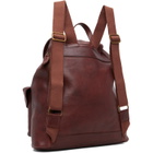 Polo Ralph Lauren Brown Leather Large Backpack
