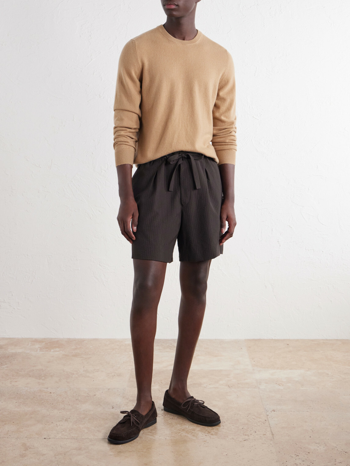 FEDELI - Argentina Cashmere Sweater - Neutrals