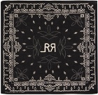 RRL Black Logo Bandana