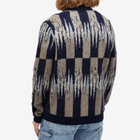 Percival Men's Chromatic Cardigan in Ecru