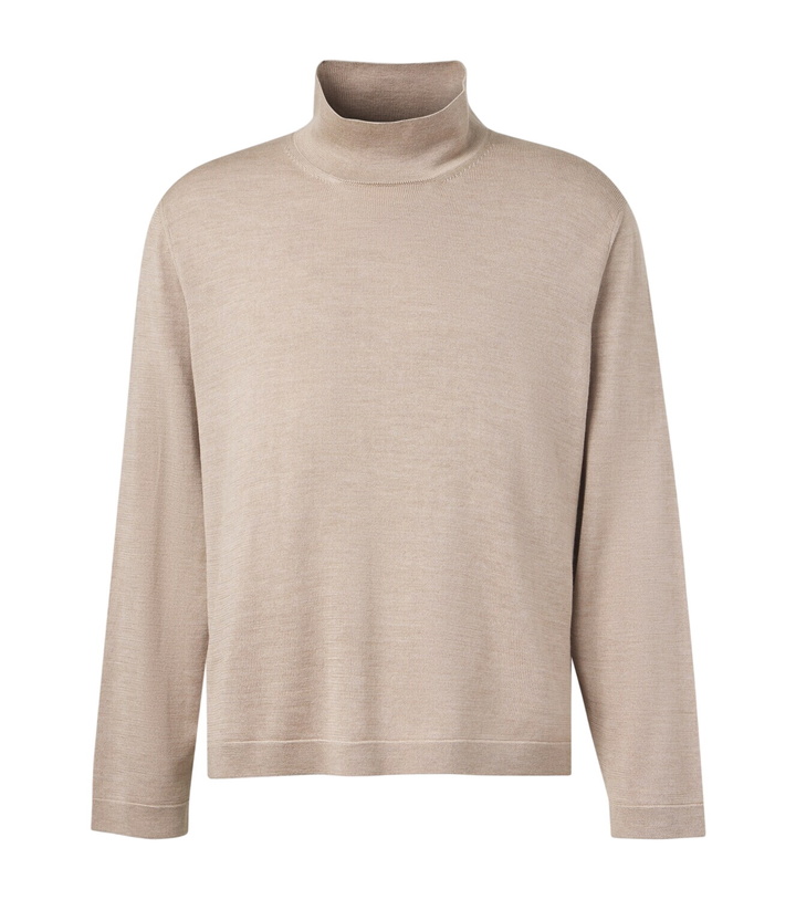 Photo: Stòffa Wool and silk turtleneck sweater