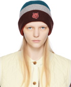 Maison Kitsuné Multicolor Fox Head Beanie