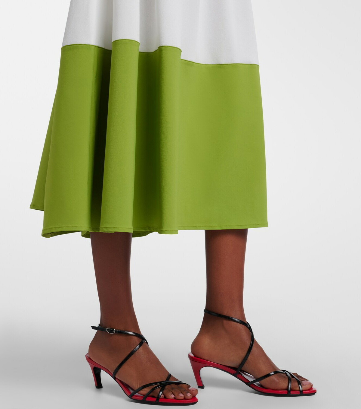 Proenza Schouler White Label Saria crêpe jersey midi dress