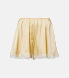 Chloé Silk satin shorts