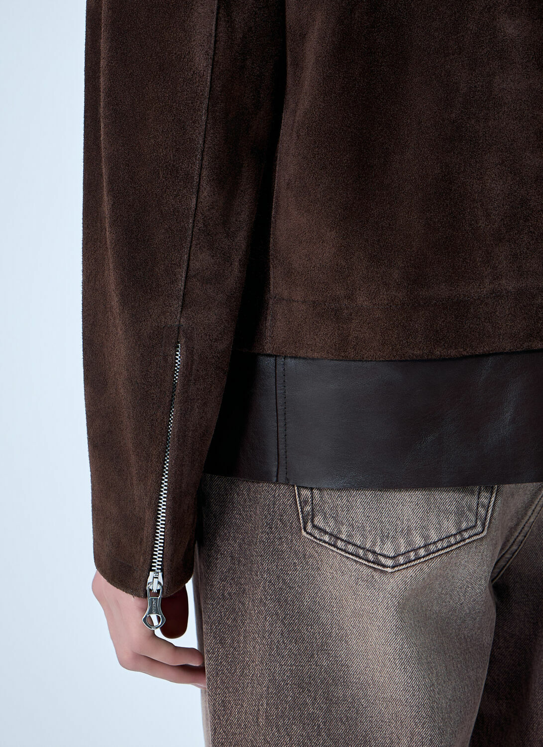 Our Legacy Drift Zip-Dastening Suede Jacket