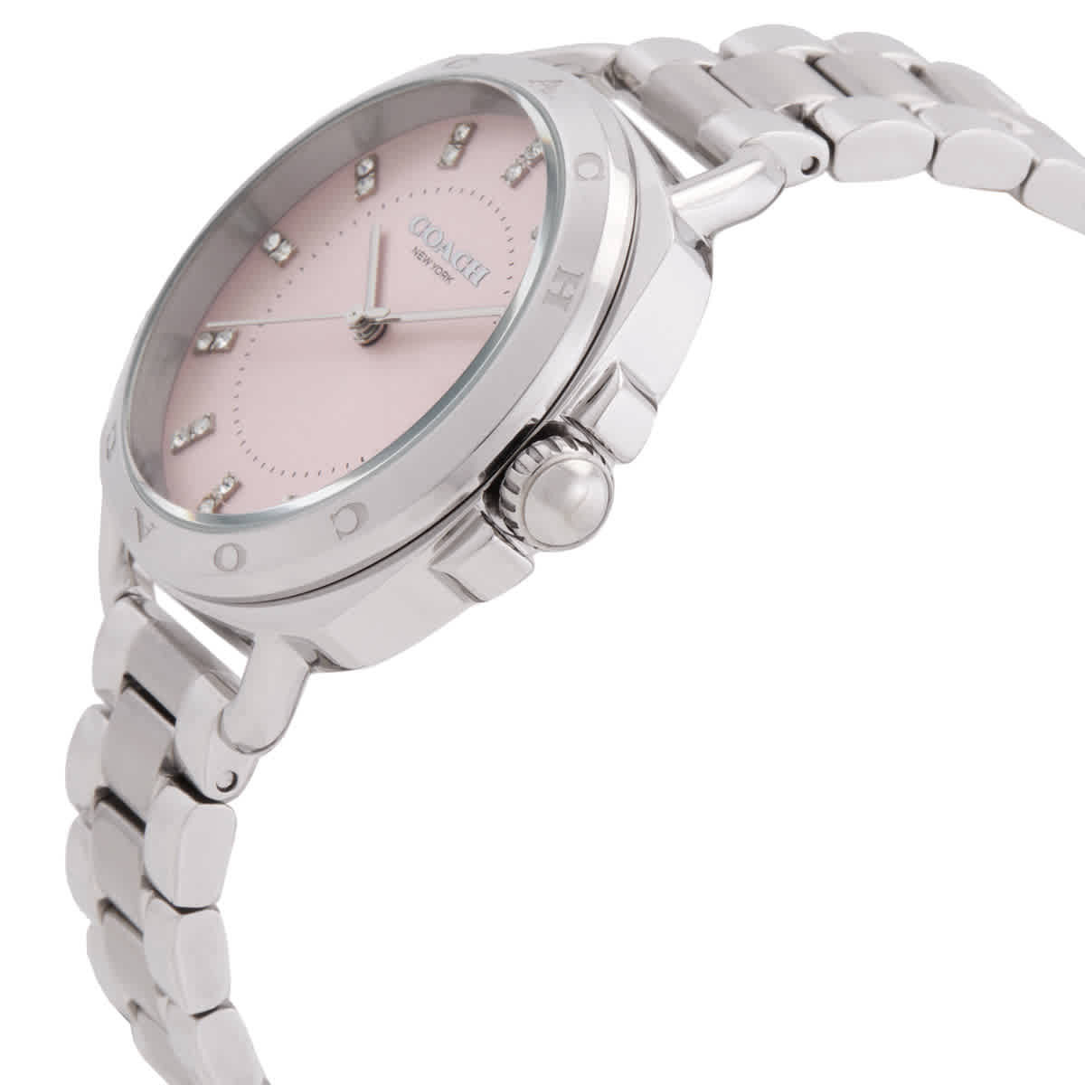 Coach Tatum Quartz Crystal Blush Dial Ladies Watch 14504156