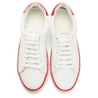 Paul Smith White and Red Basso Sneakers