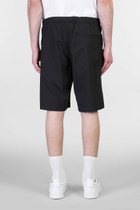 Aspesi Lou Bis Shorts In Black Cotton