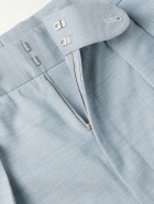 Richard James - Hepworth Slim-Fit Pleated Wool Suit Trousers - Blue