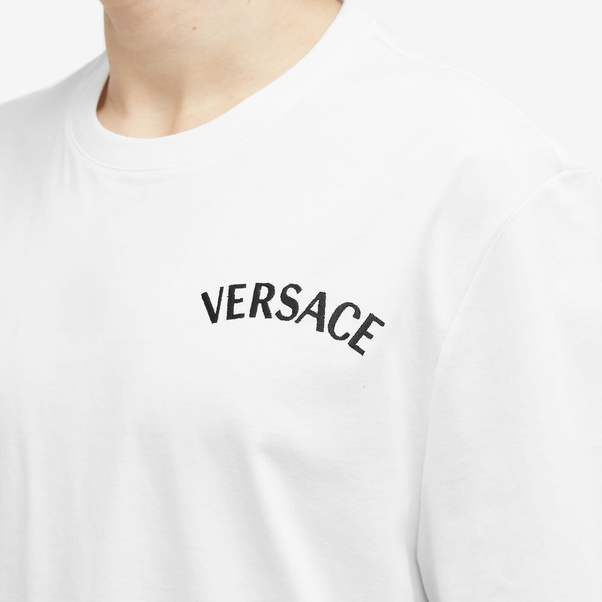 white versace t shirt mens