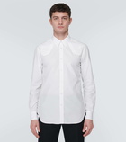 Alexander McQueen Appliqué cotton poplin shirt