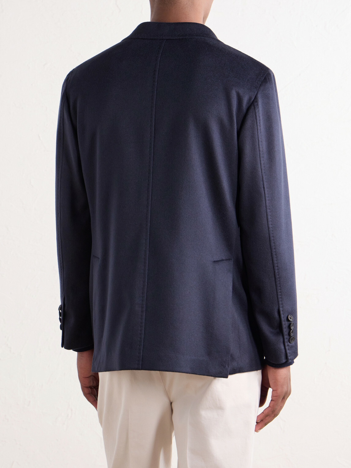 Rubinacci - Darted Cashmere Woven Suit Jacket - Blue