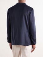 Rubinacci - Darted Cashmere Woven Suit Jacket - Blue