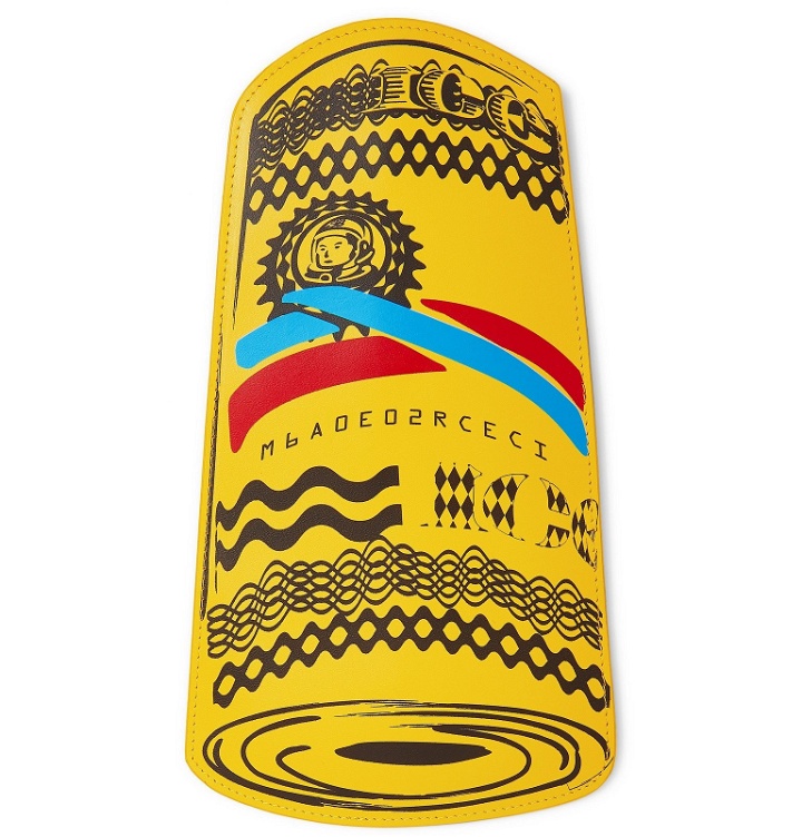 Photo: Billionaire Boys Club - Printed Leather Coin Wallet - Yellow