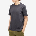 Folk Men's Contrast Sleeve T-Shirt in Graphite