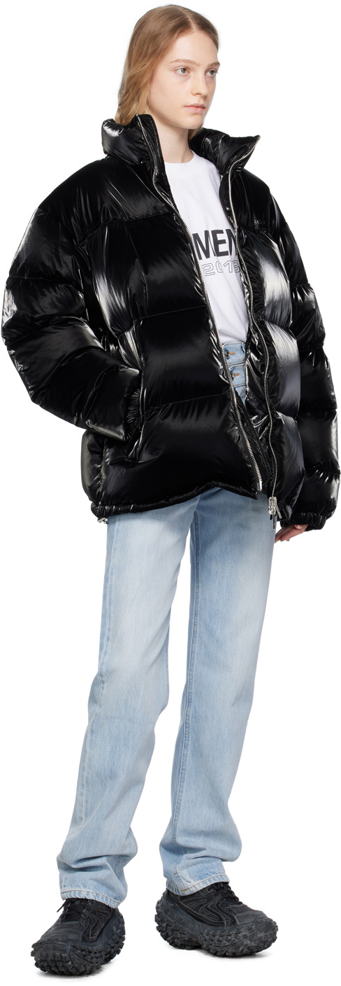 VTMNTS Black Printed Down Jacket