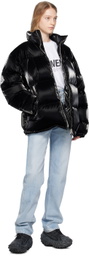 VTMNTS Black Printed Down Jacket