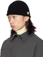 Jil Sander Black Fine Cashmere Beanie