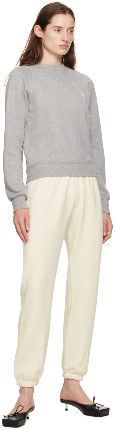 ÉTERNE Gray Shrunken Sweatshirt