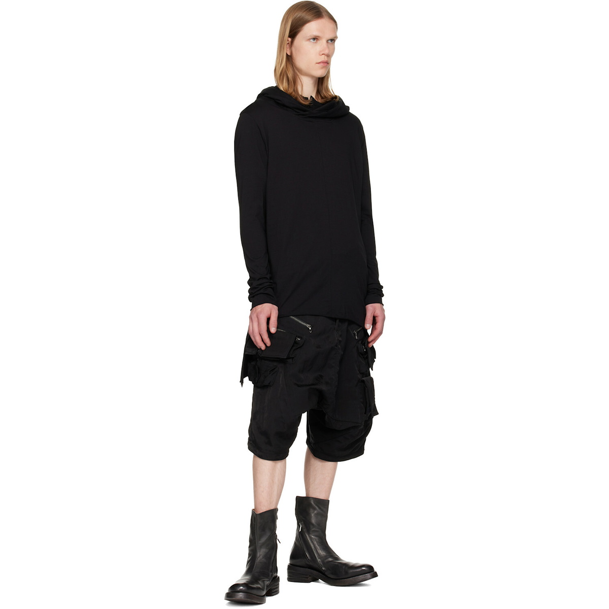 Julius Black Tactical Kite Shorts