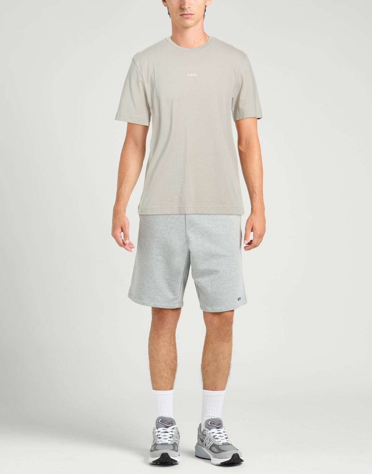 Boss Mens T-shirt Light in Grey