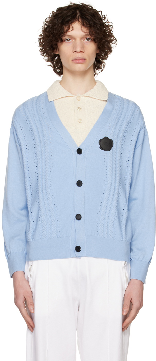 Viktor&Rolf Mister Mister Blue Patch Cardigan