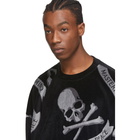 mastermind WORLD Black Allover Skull T-Shirt