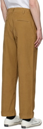 Palm Angels Brown Corduroy Classic Trousers